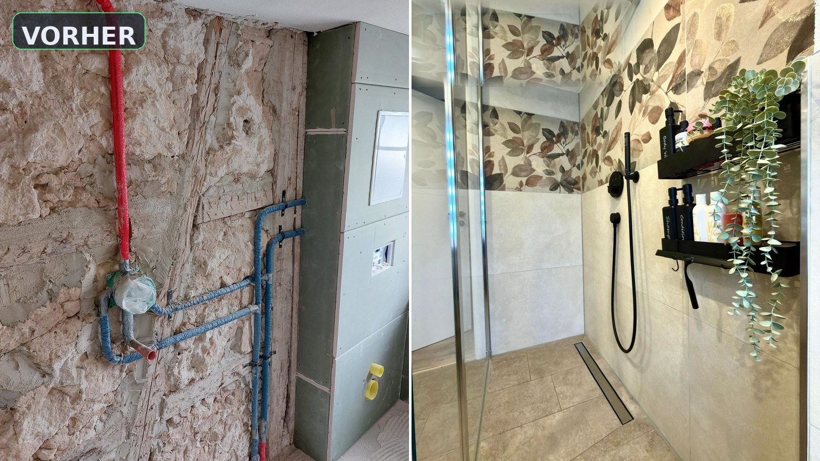 Vorher/Nachher – Sanierung im Vergleich